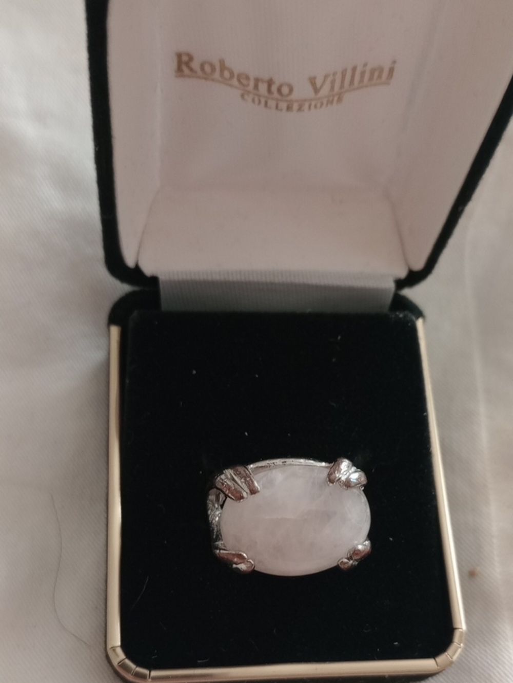 MACY'S Sterling Silver Opal Ring